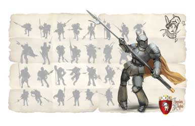 Cingulata Knight - Spear Chick